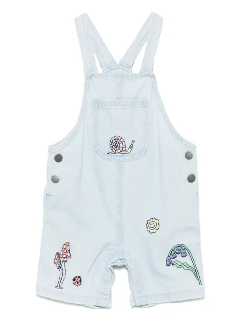 Stella McCartney Kids embroidered dungarees 