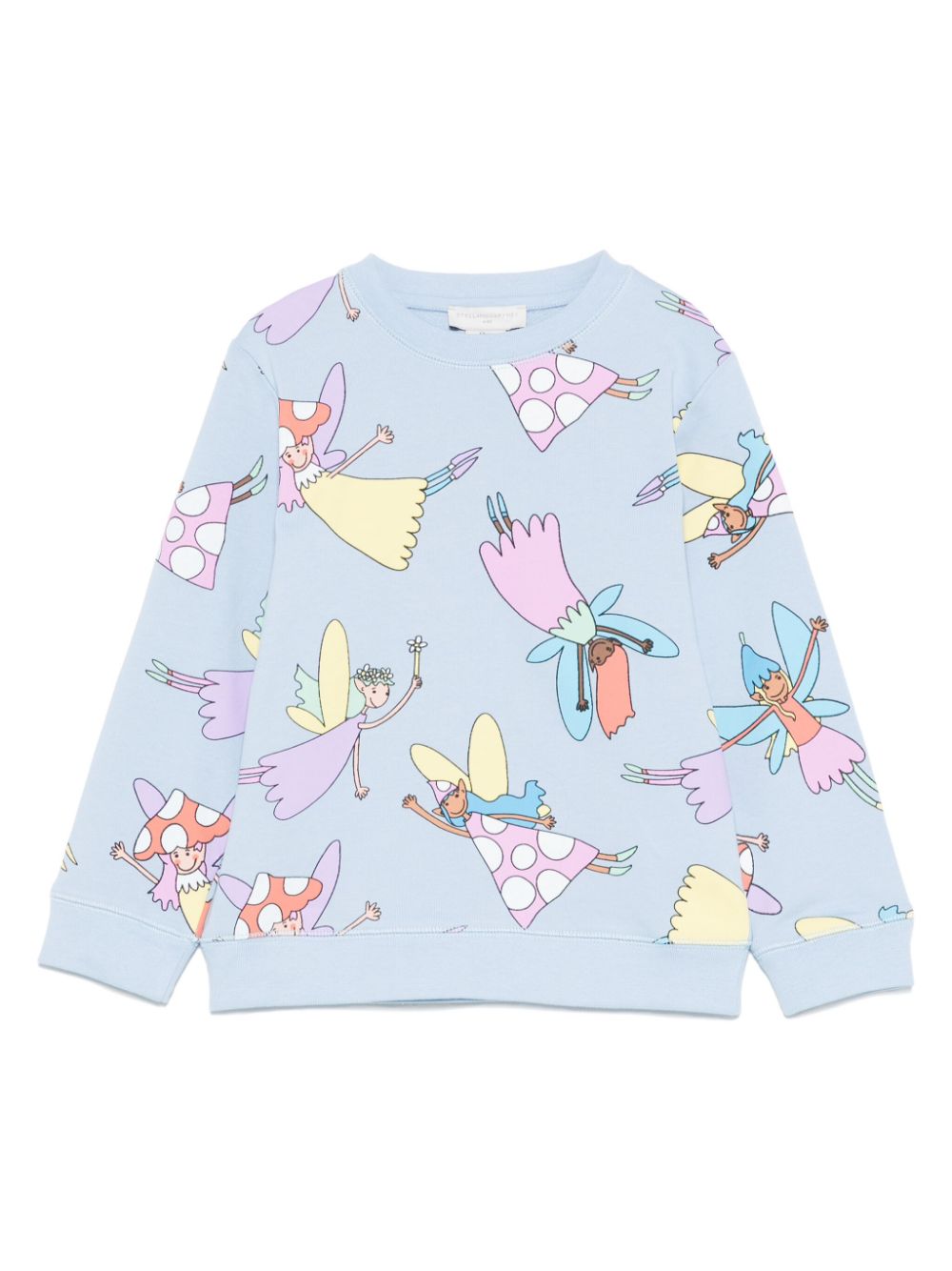 Stella McCartney Kids Sweater met print Blauw