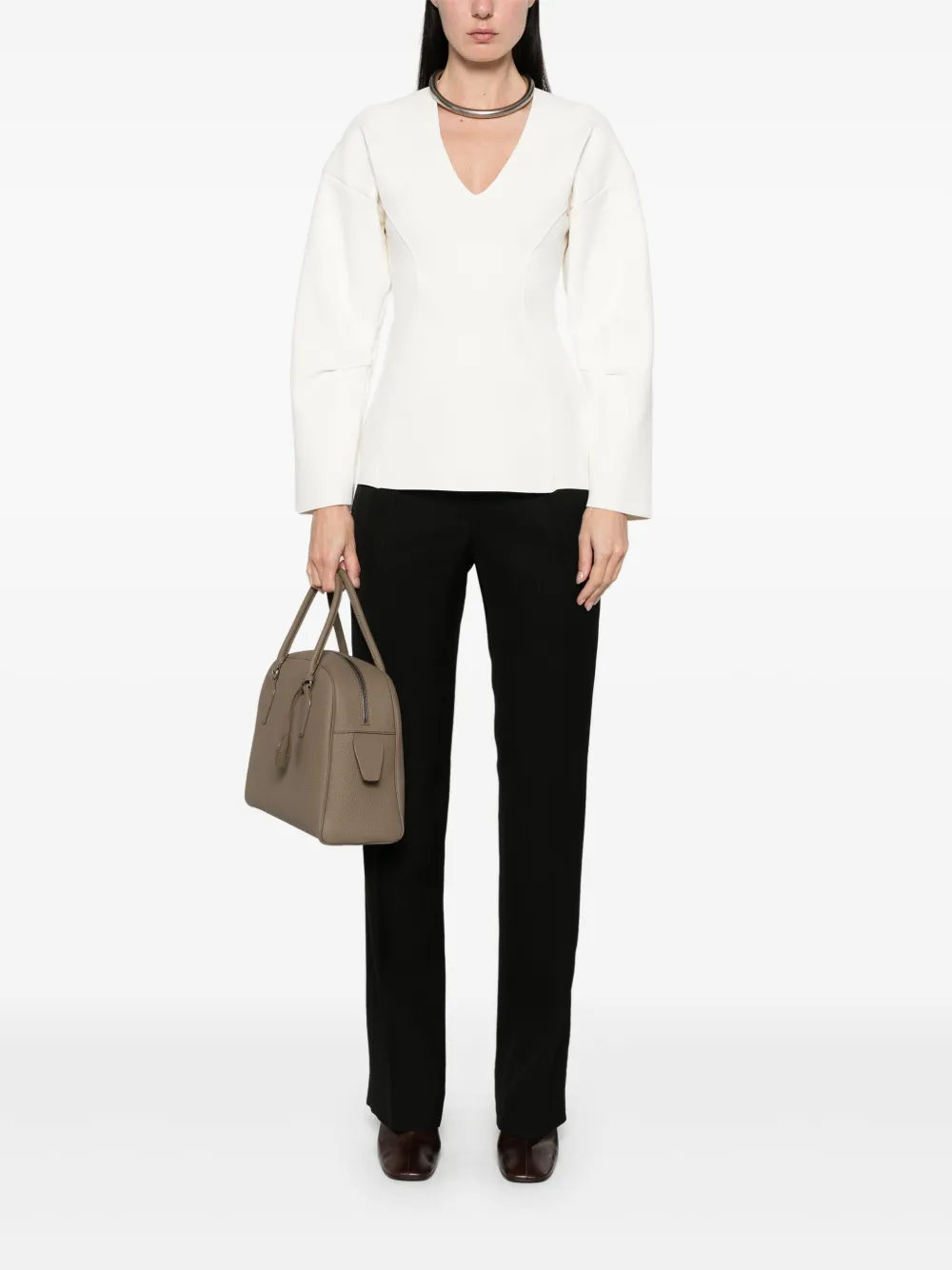 Jil Sander Pantalon - Zwart