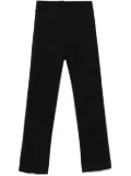 Jil Sander grain-de-poudre trousers - Black