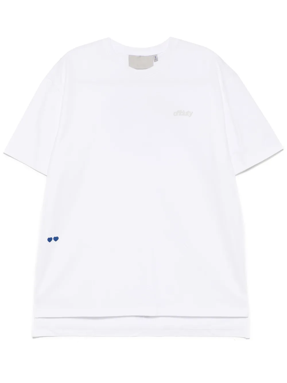 Off Duty Blue love T-shirt | White | Image 1