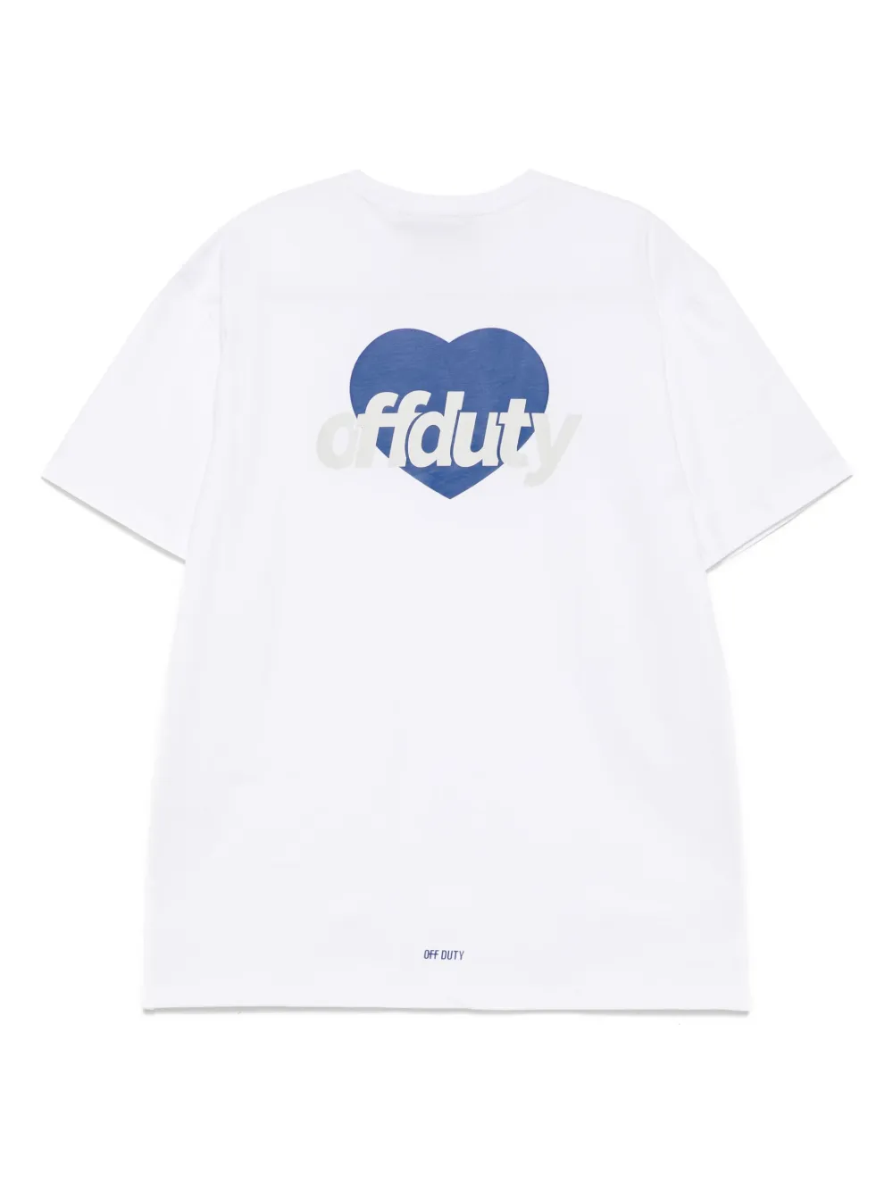 Off Duty Blue Love T-shirt - Wit