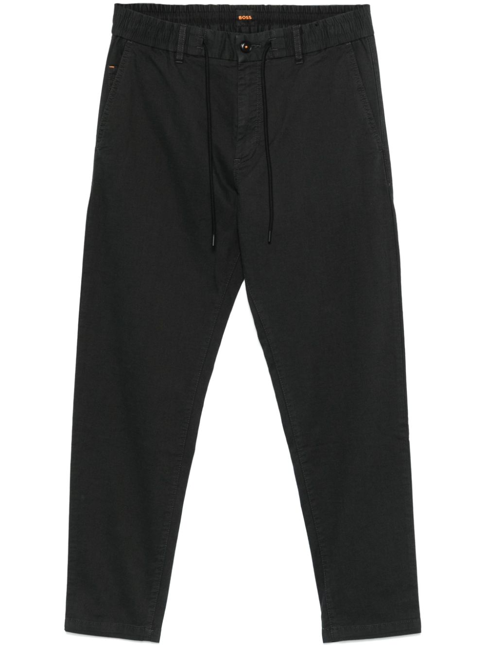 BOSS tapered trousers - Black