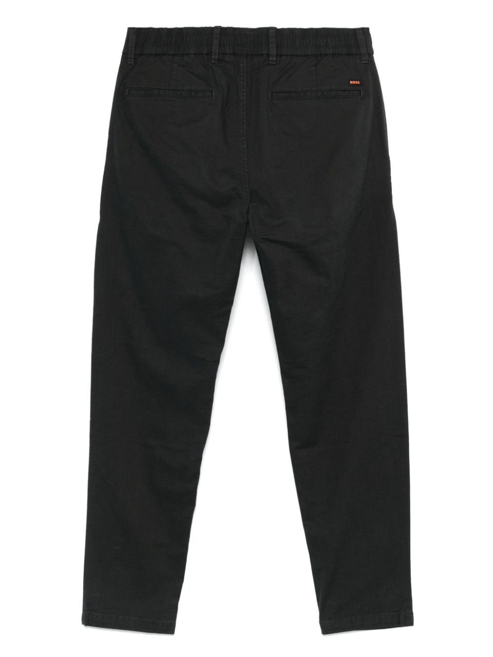 BOSS tapered trousers - Zwart