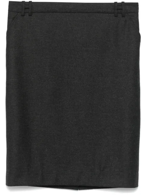 Hermès Pre-Owned 2010s mélange-effect mini skirt