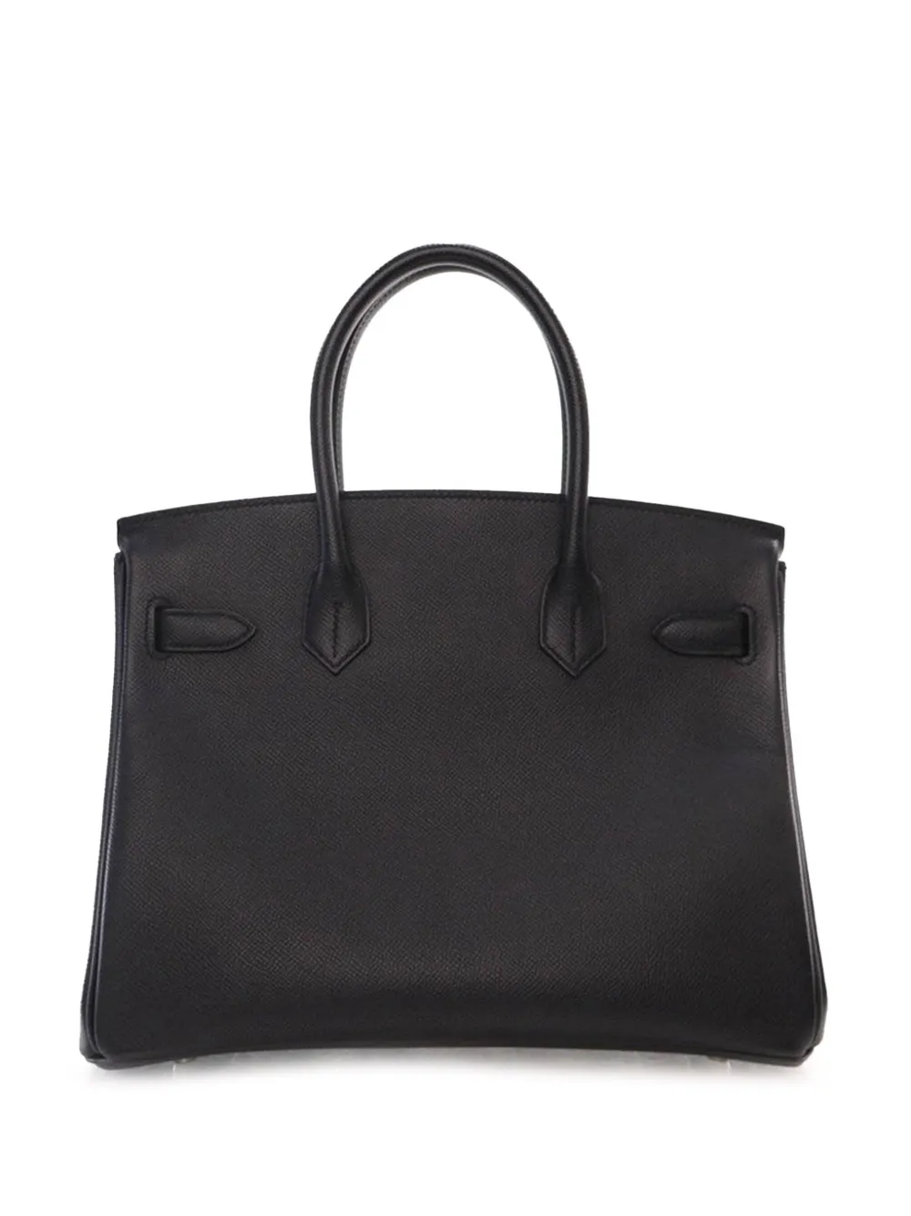 Hermès Pre-Owned 2021 Epsom Birkin Retourne 30 handtas - Zwart