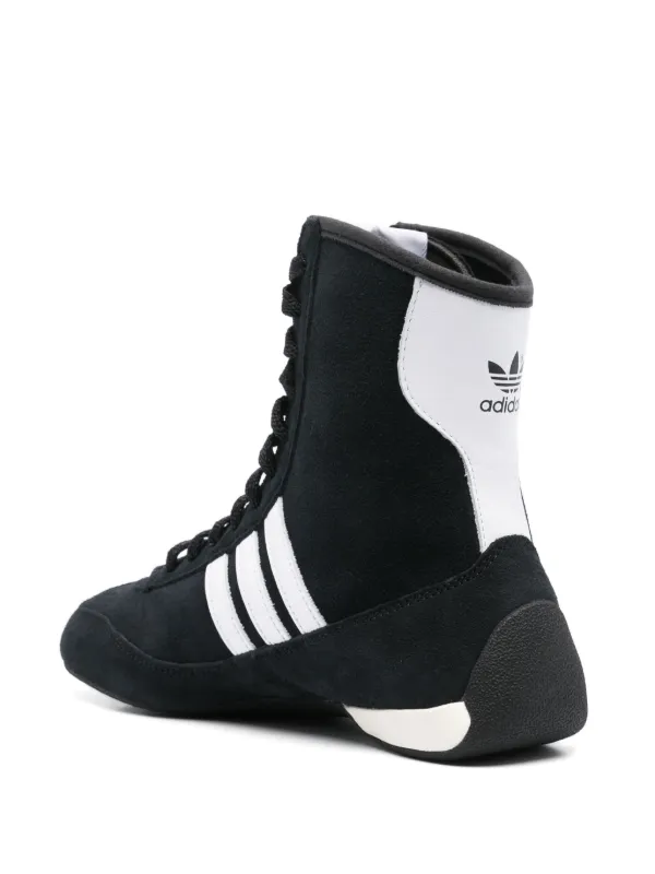 adidas ハイカットスニーカー スウェード RASANT レーサーシューズ Adidas Rasant Mid スニーカー | ブラック | FARFETCH JP