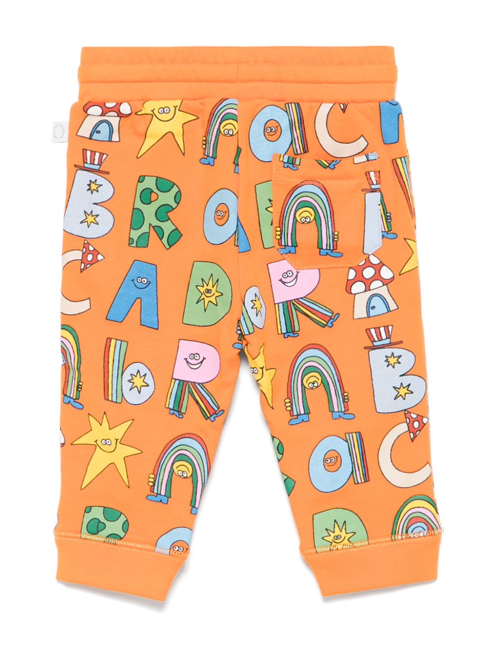 Stella McCartney Kids illustration-print track pants - Oranje