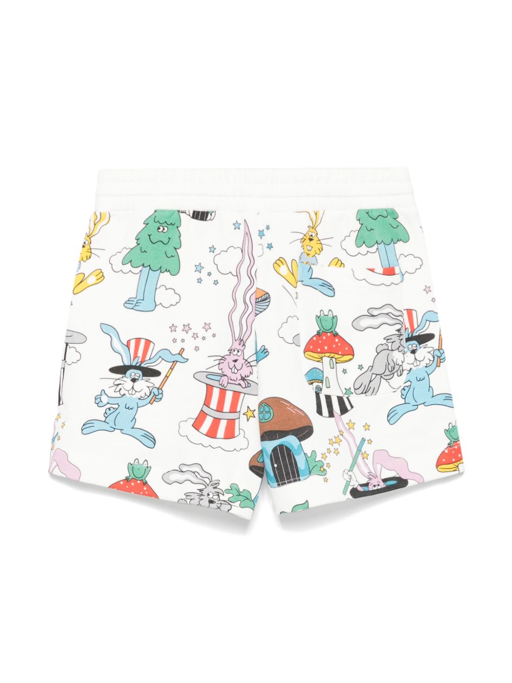 Stella McCartney Kids illustration-print shorts - Wit