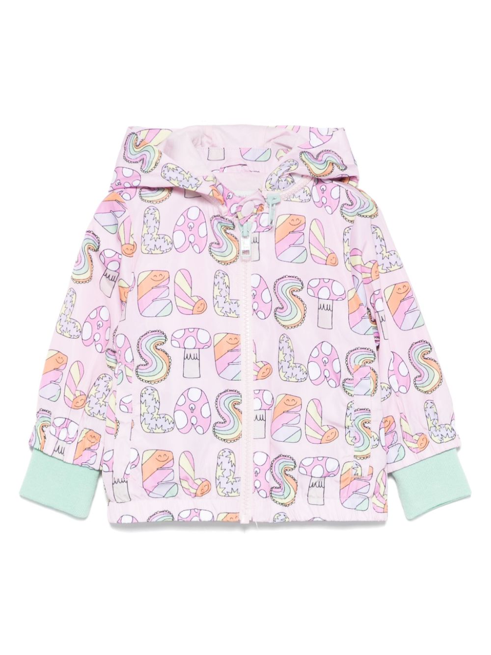 Stella McCartney Kids Jack met logoprint Roze