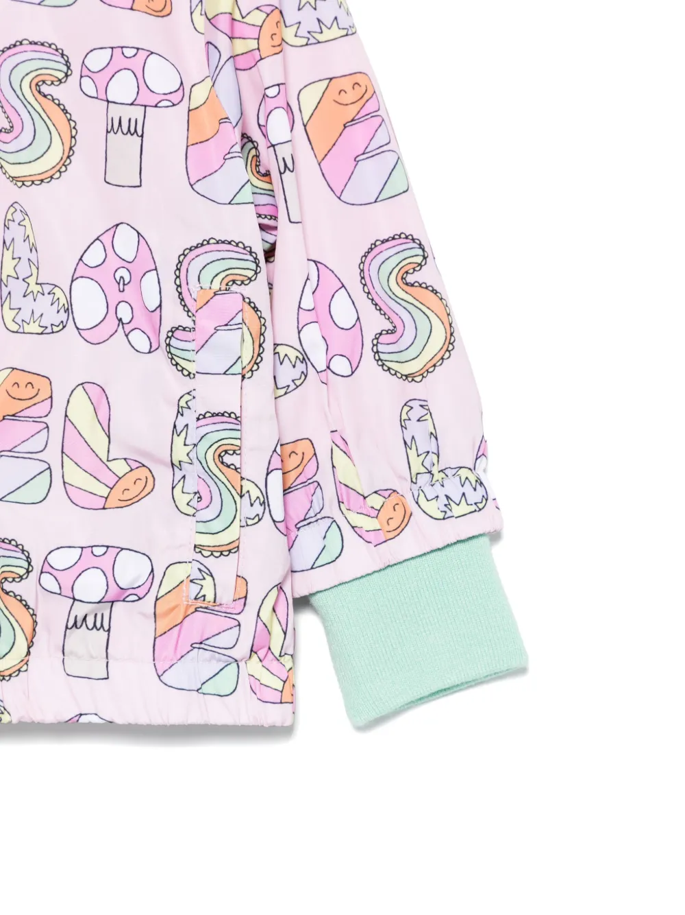 Stella McCartney Kids Jack met logoprint Roze