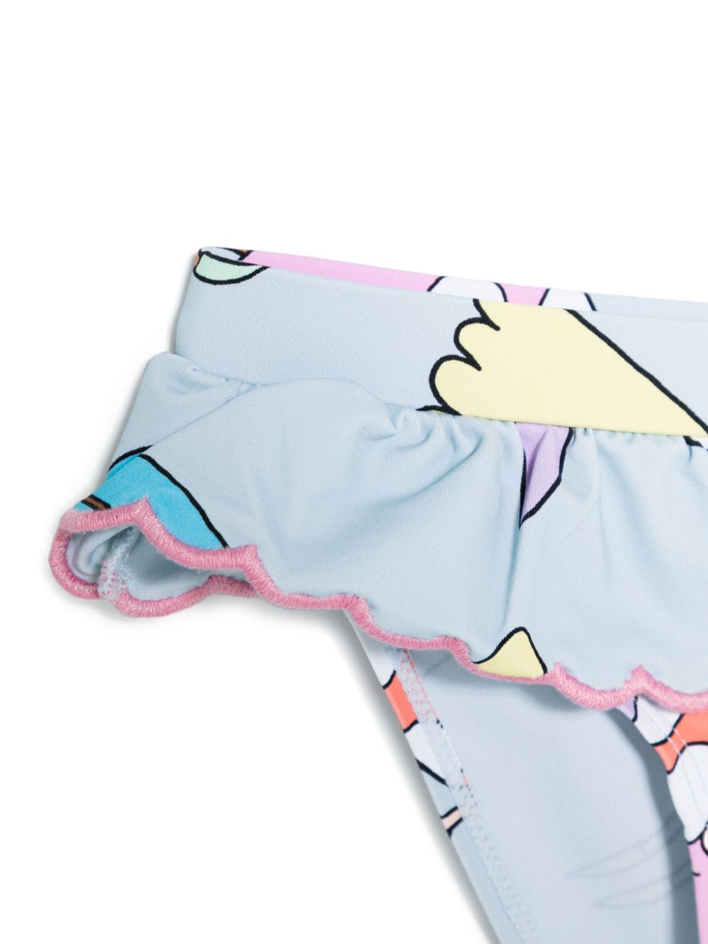 Stella McCartney Kids illustration-print bikini set - Blauw