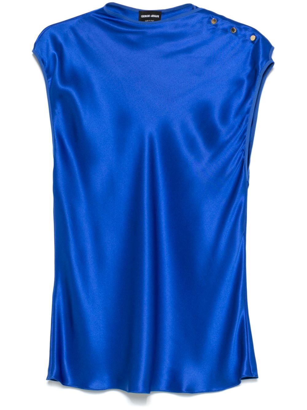 Giorgio Armani asymmetric top - Blue