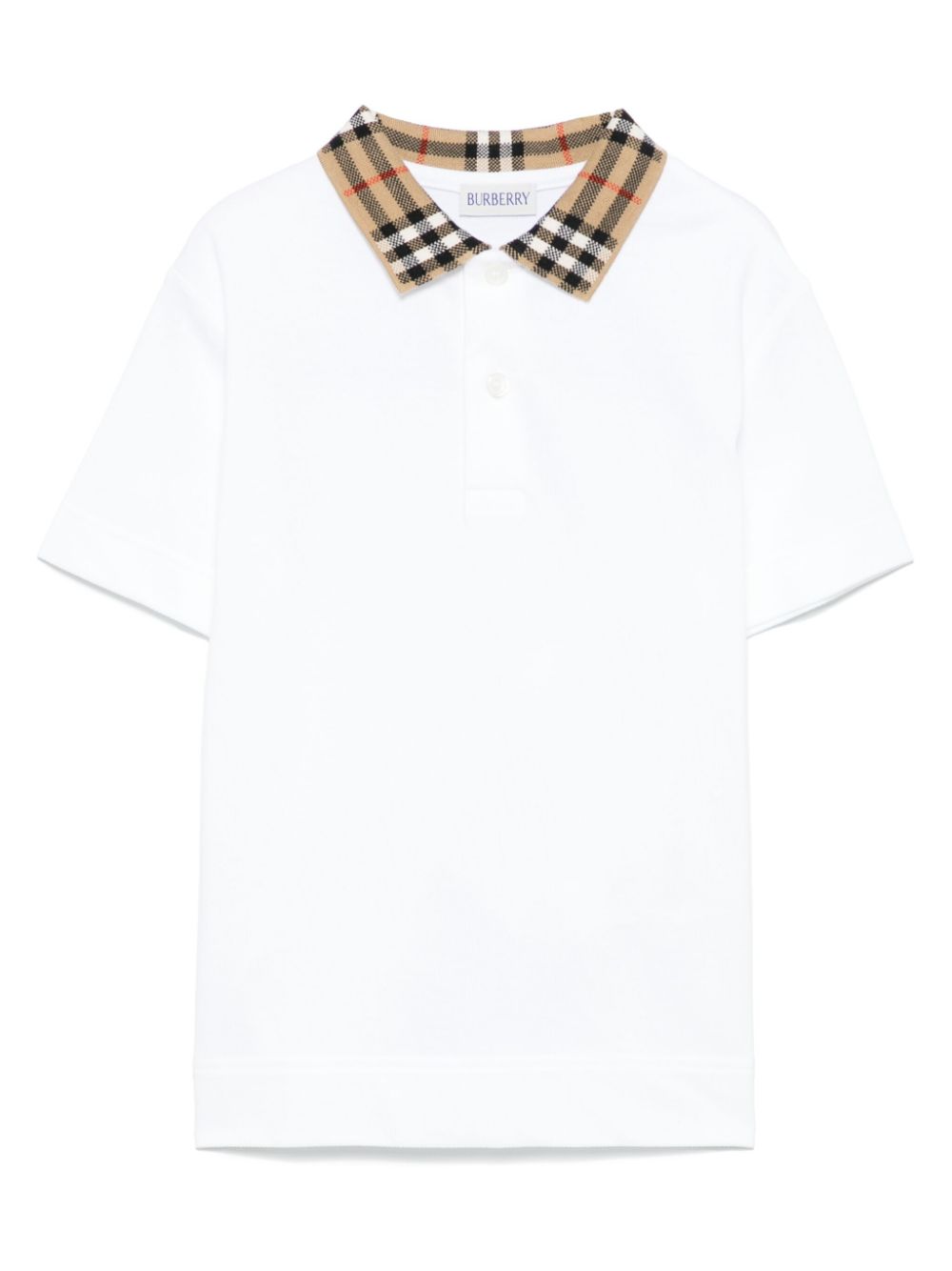 Burberry Kids Vintage Check poloshirt Wit