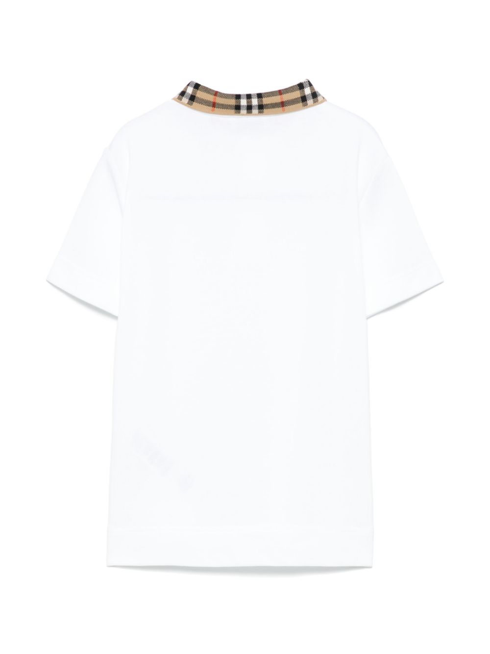 Burberry Kids Vintage Check poloshirt - Wit