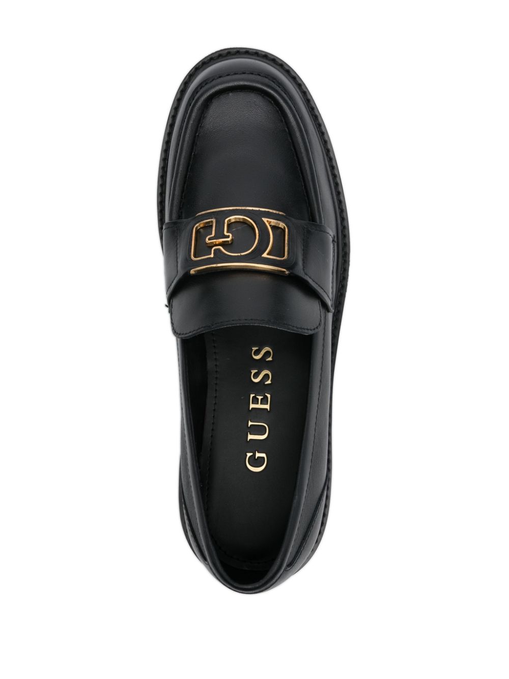 GUESS USA Shuttle loafers Zwart