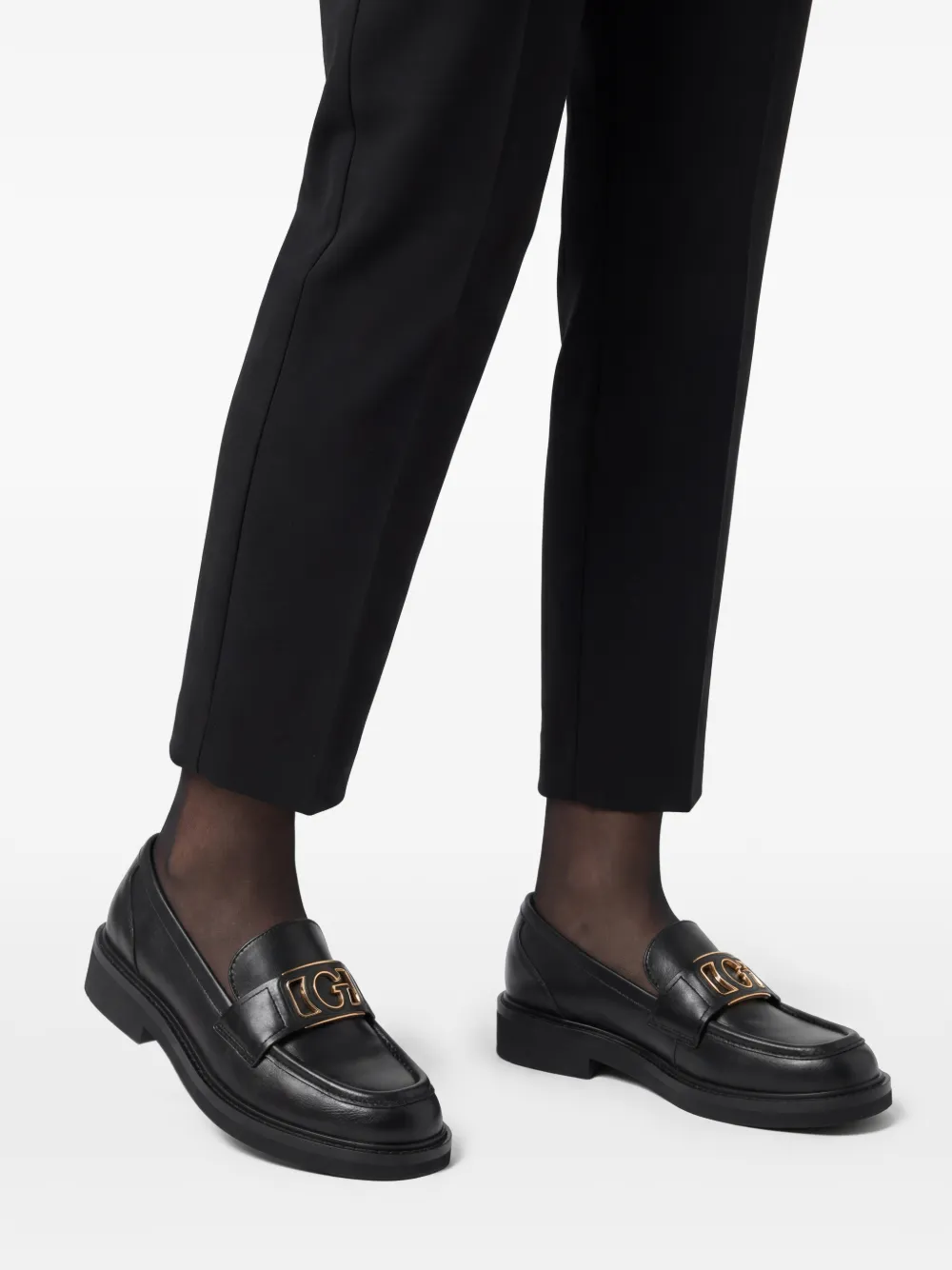 GUESS USA Shuttle loafers Zwart