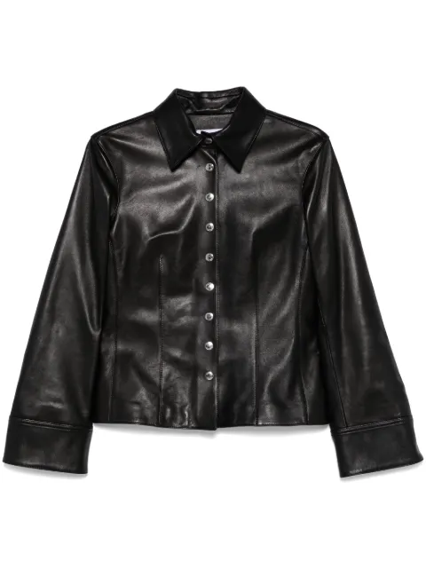 Alexander McQueen leather shirt