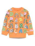 Stella McCartney Kids illustration-print sweatshirt - Orange