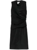 Jil Sander taffeta midi dress - Black