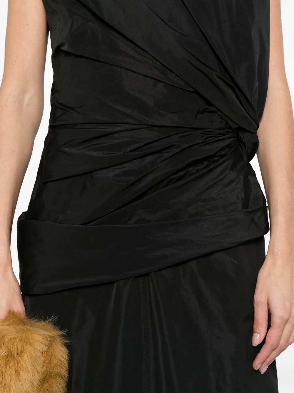 Jil Sander Midi-jurk Zwart