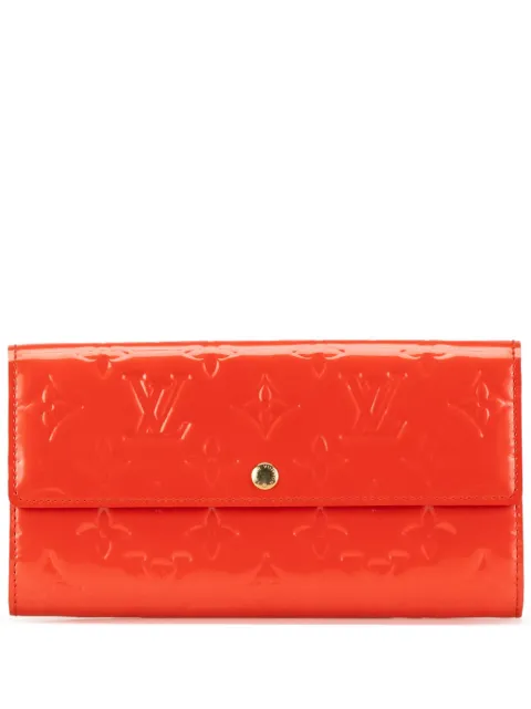 Louis Vuitton Pre-Owned cartera Monogram Vernis Sarah Wallet 2009