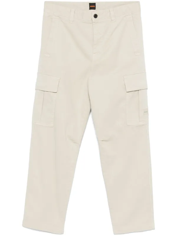 BOSS Tapered Cargo Pants Neutrals FARFETCH PH