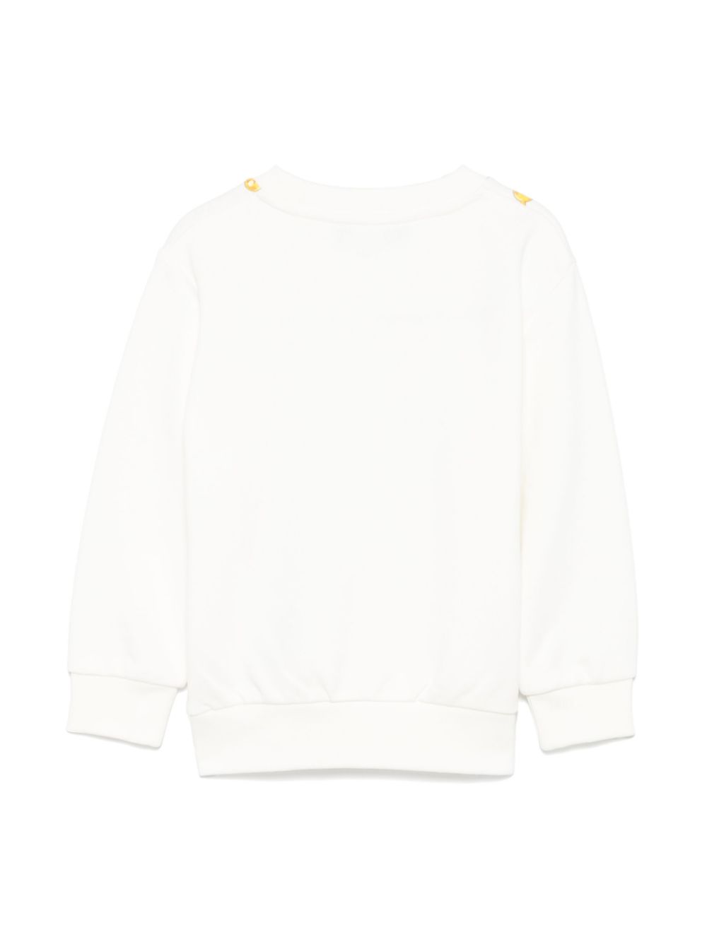 Versace Kids Sweater met logo van halsketting - Wit