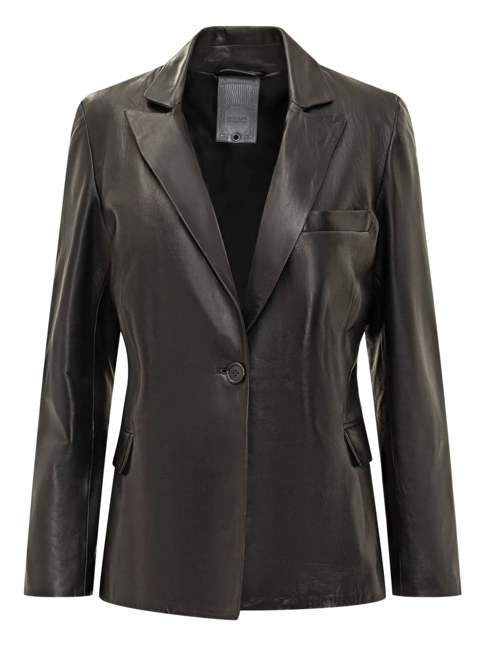 leather blazer