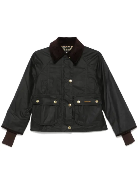 Barbour Beadnell waxed cropped jacket 