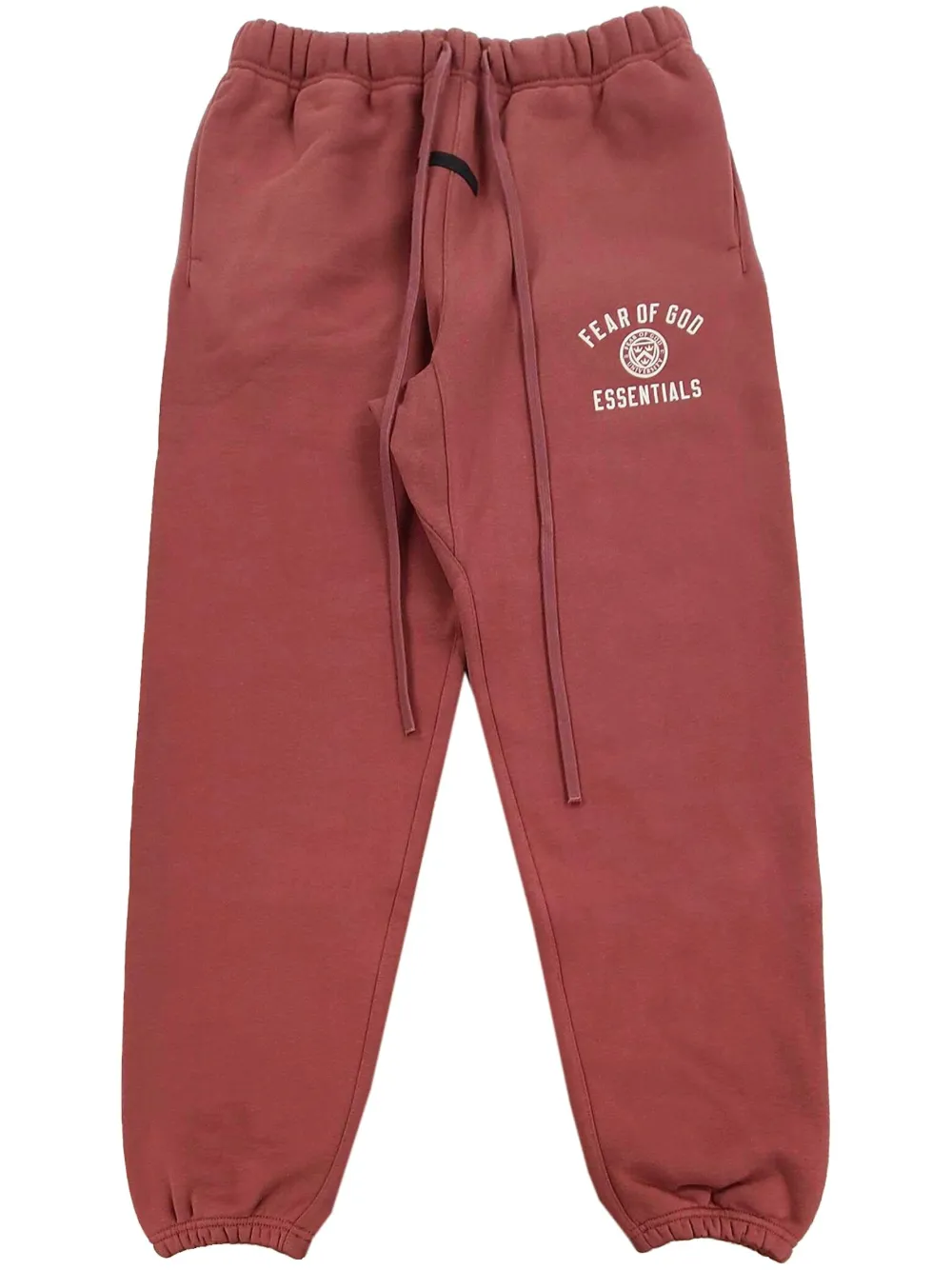 FEAR OF GOD ESSENTIALS Joggingbroek met logoprint Rood