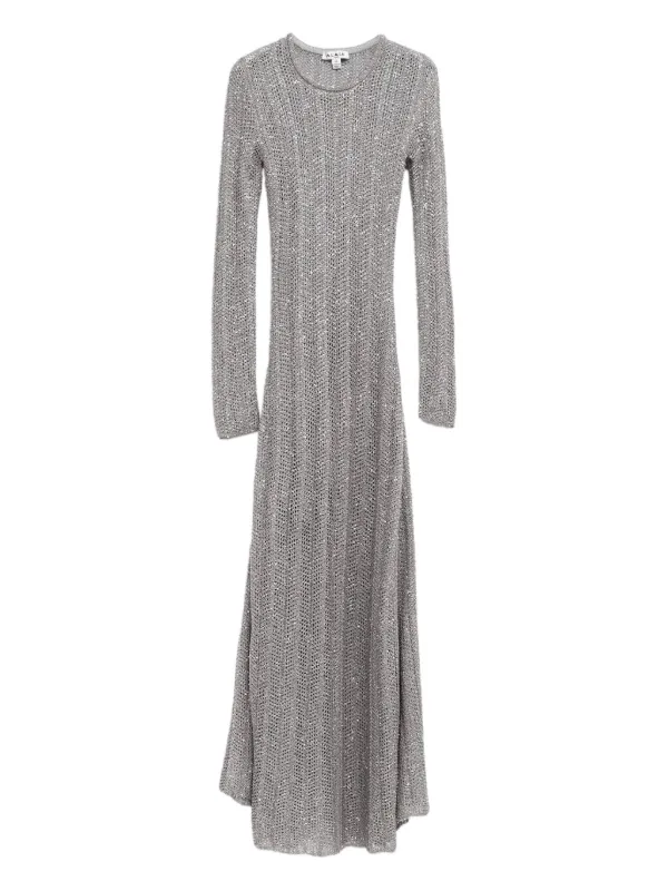 alaia knit dress Alaïa Ribbed | Silver Fashion