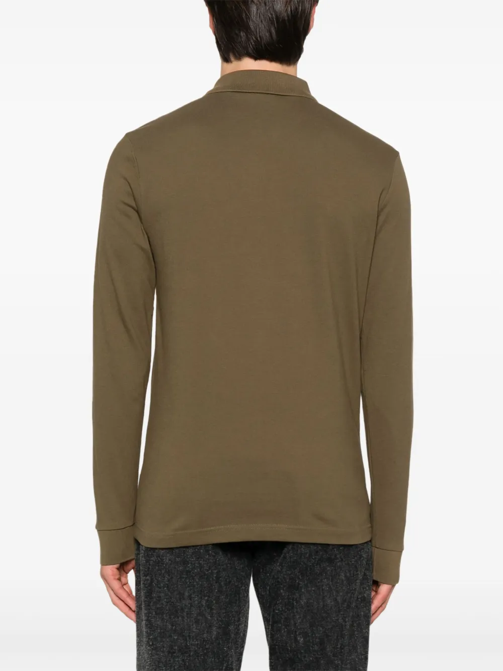 BOSS Poloshirt met logopatch Groen