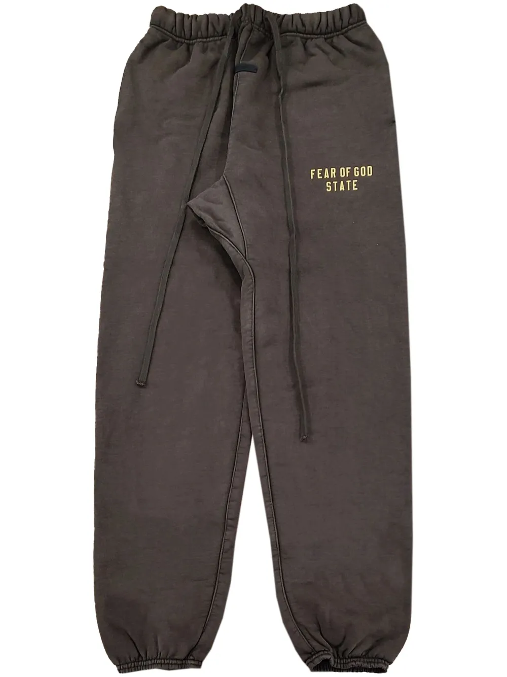 FEAR OF GOD ESSENTIALS Trainingsbroek met logoprint Bruin