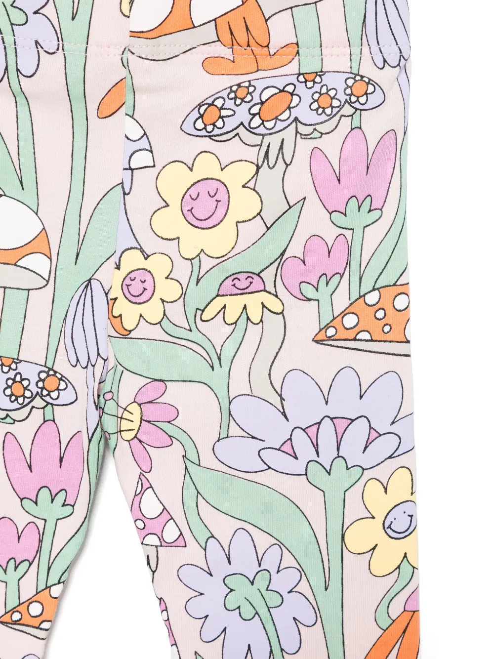 Stella McCartney Kids Legging met bloemenprint Roze