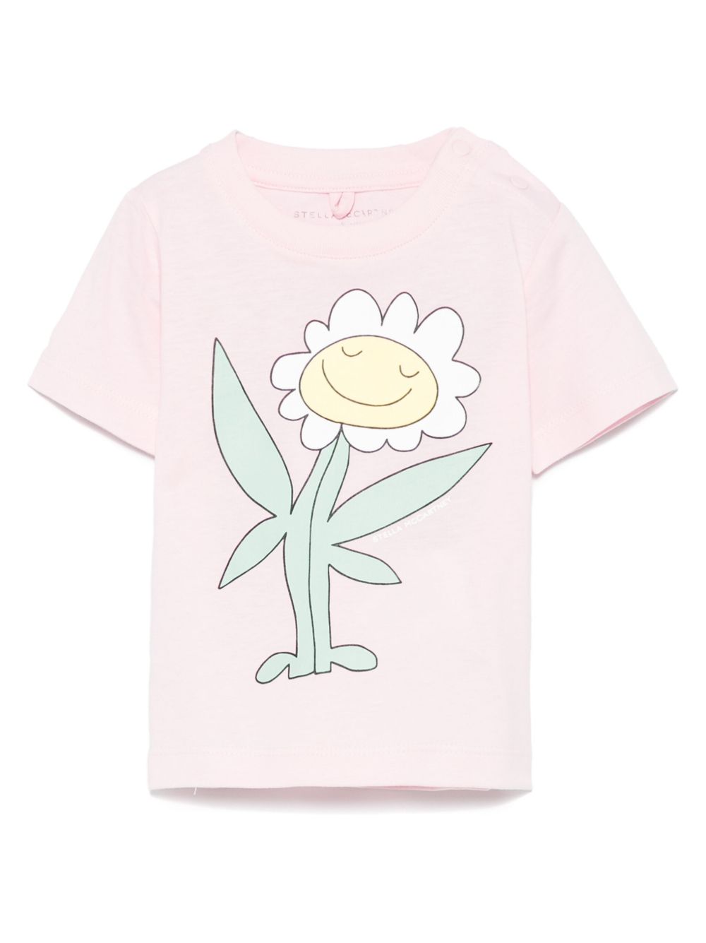 Stella McCartney Kids floral-print T-shirt - Pink