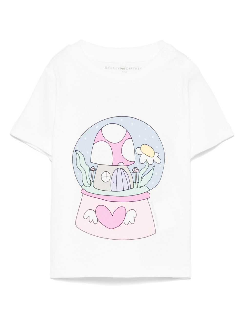 Stella McCartney Kids illustration-print T-shirt - White