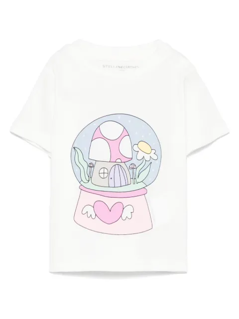 Stella McCartney Kids T-Shirt mit Illustration-Print