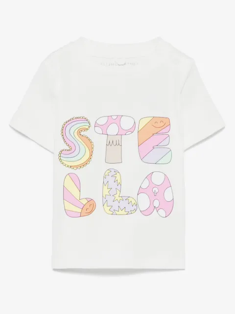 Stella McCartney Kids logo-print T-shirt