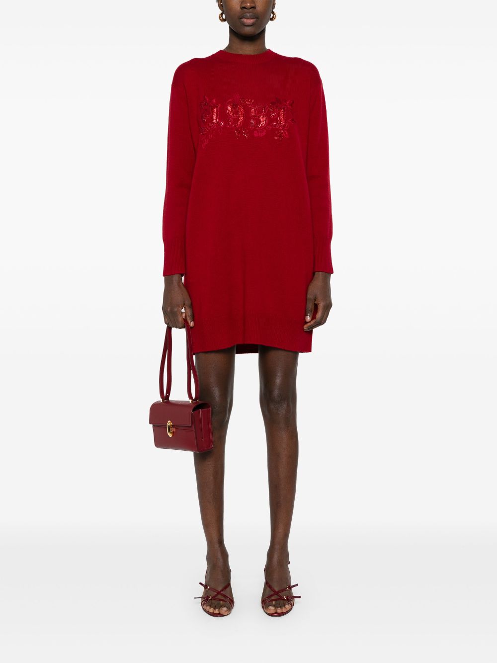 Max Mara Adunco mini-jurk - Rood