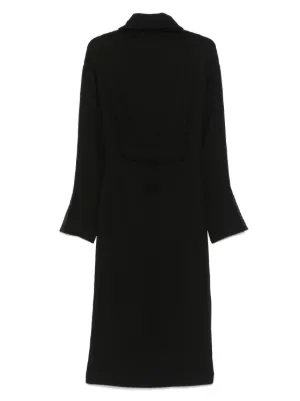 ワンピース CARVEN Carven Knot Shirt Midi Dress (6252K21088 MIDNIGHT) ワンピース CARVEN Carven Knot Shirt Midi Dress (6252K21088