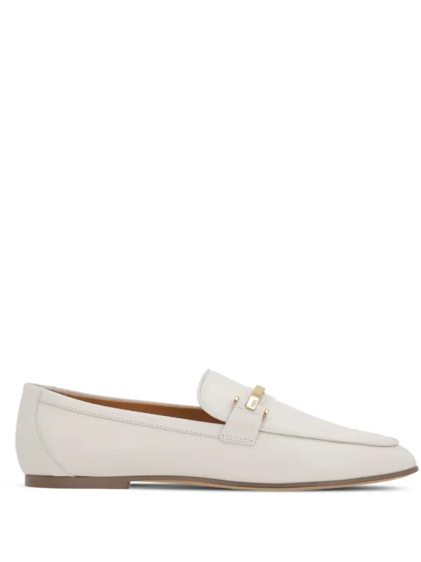 TOD'S 正品 36.5 Man ブラック シティ ゴンミーニ レザー ドライビングシューズ