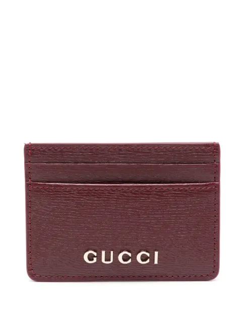 Gucci Gucci script-detail card holder 