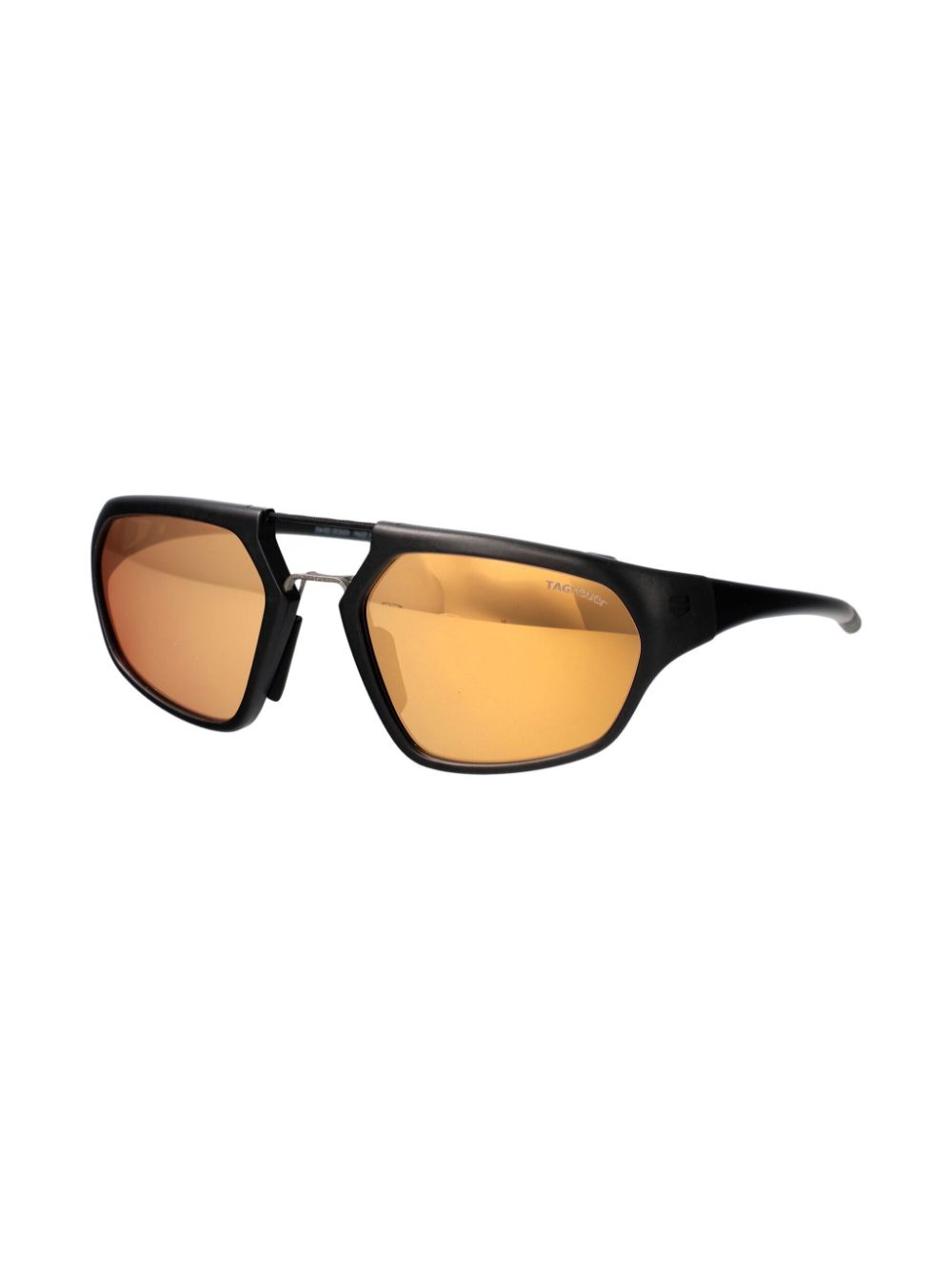 TAG Heuer oversize-frame sunglasses - Zwart