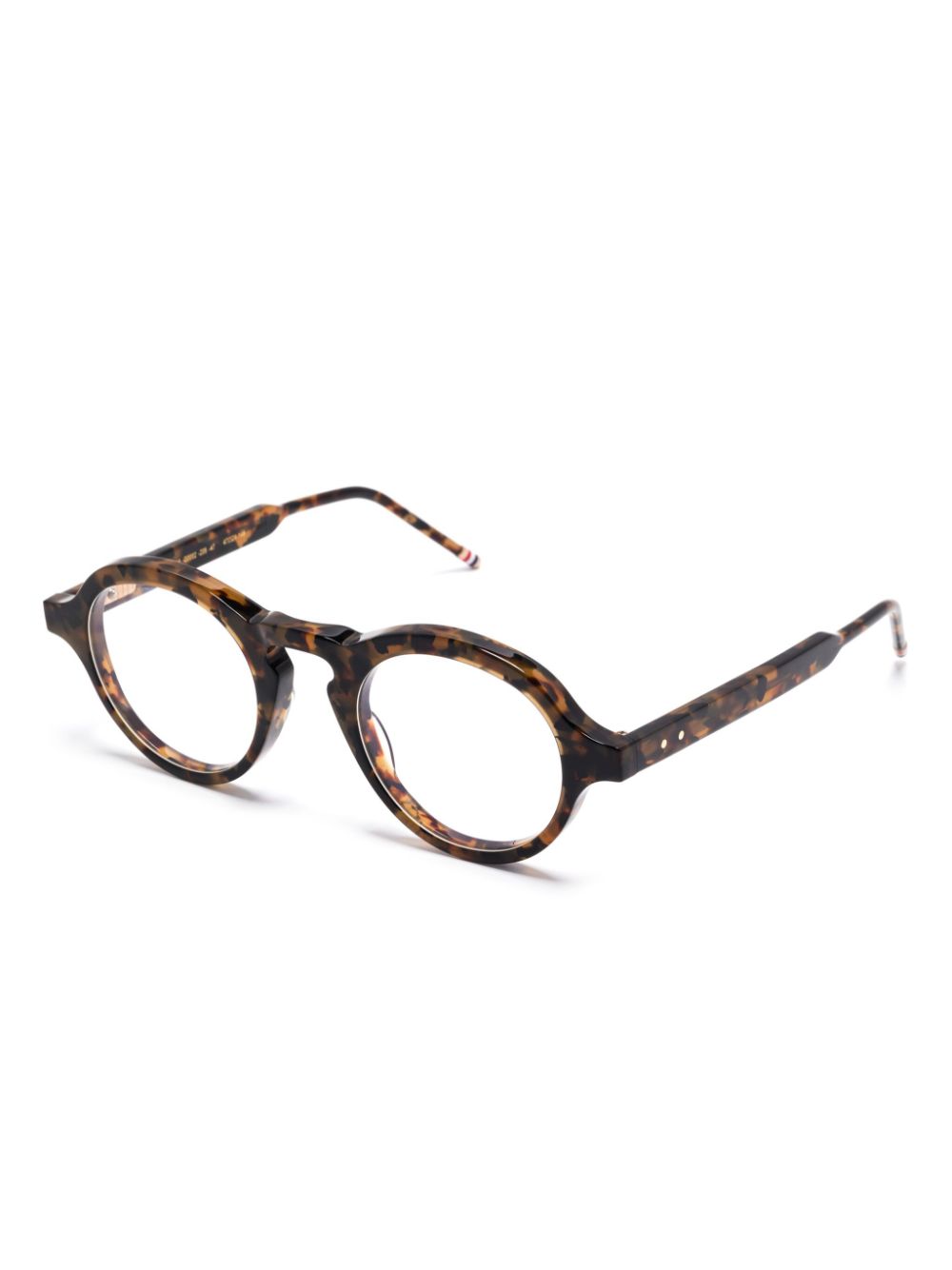 Thom Browne Eyewear round-frame glasses - Bruin