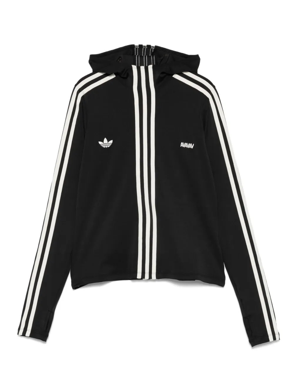 adidas x Avavav H 3-stripes hooded base layer | negro | Image 1