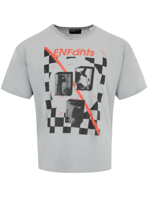 Enfants Riches Déprimés playera con motivo de cuadros