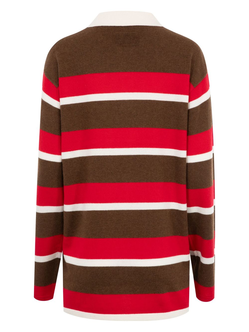 Guest In Residence striped polo top - Red