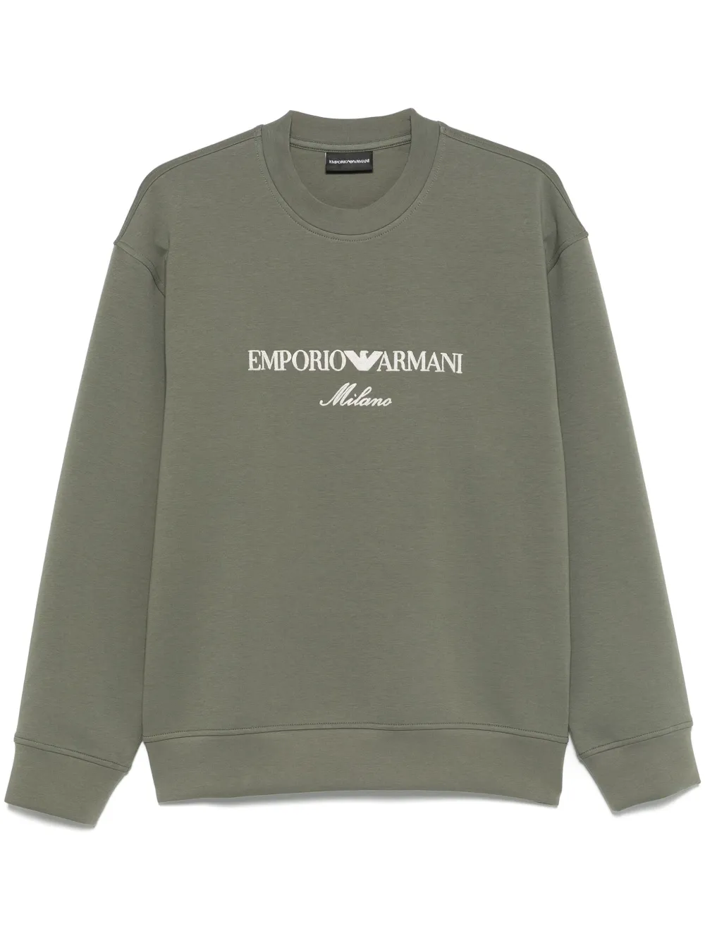 Emporio Armani Sweater met logoprint Groen