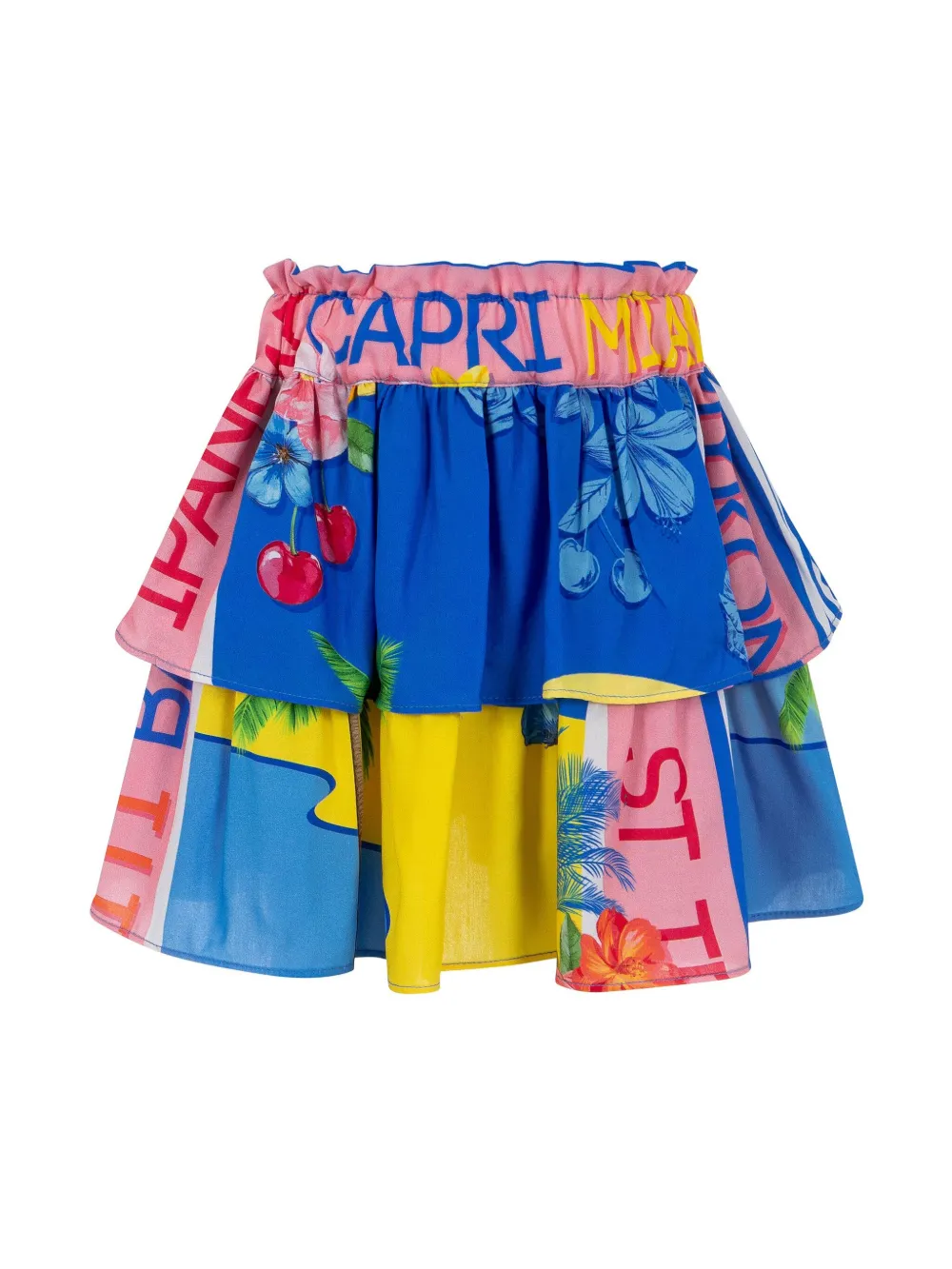 Lapin House Rok met grafische print Blauw